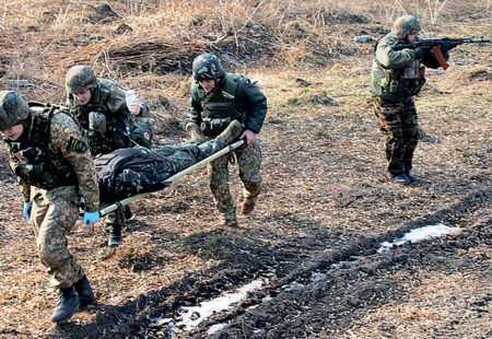 Тактичні навчання з медицини (зима 2015 р.)