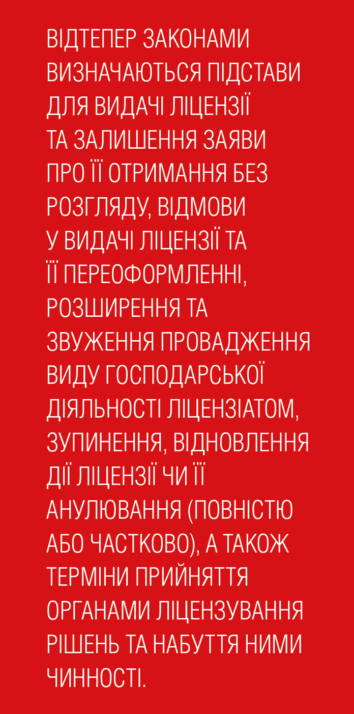 Ліцензування господарської діяльності